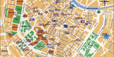 Mapa de calle del centro de Viena