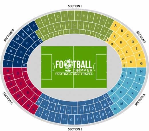 Mapa de ernst-happel-stadion