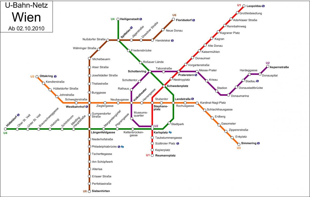 el tranvía d Viena mapa
