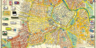 Viena, Austria mapa de la ciudad