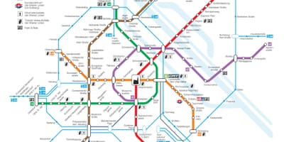 Mapa del metro de viena