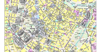 Viena guía turística mapa