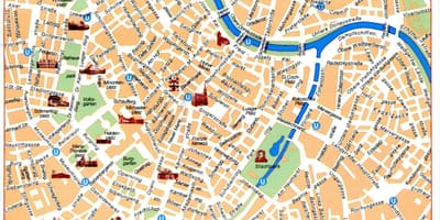 Viena mapa de viaje