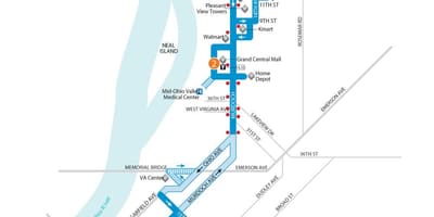 Viena, Austria mapa de autobuses