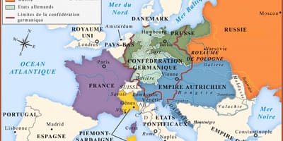 Mapa de Viena y los países vecinos